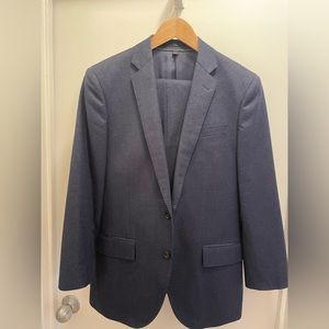 J. Crew 3 piece Ludlow Suit in Heathered Italian Wool Flannel